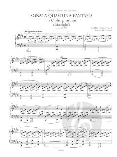 Klaviersonate Nr. 14 cis-moll Op. 27 Nr.2 von Barry Cooper im Alle Noten Shop kaufen