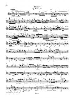 Sonaten von Ludwig van Beethoven für Violoncello und Klavier im Alle Noten Shop kaufen