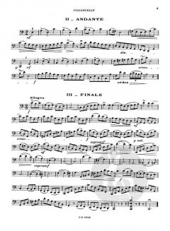 Concertino No. 4 en ut maj. von Jean-Baptiste Bréval 