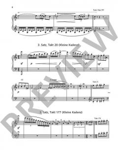 Kadenzen von Wolfgang Amadeus Mozart 