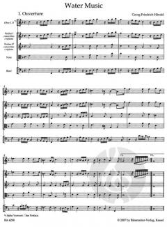 Wassermusik HWV 348-350 von Georg Friedrich Händel 