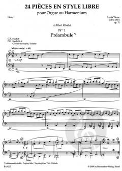Sämtliche Orgelwerke 8.1 von Louis Vierne (Download) 