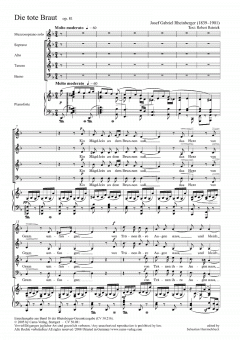 Die tote Braut op. 81 (Joseph Gabriel Rheinberger) 