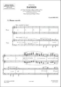 Danses (I. Danse Sacree - II. Danse Profane) von Claude Debussy 