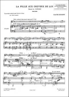 La Fille Aux Cheveux De Lin von Claude Debussy 