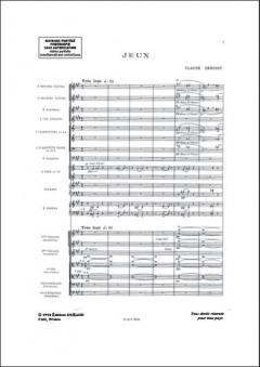 Jeux (Poeme Danse) von Claude Debussy 