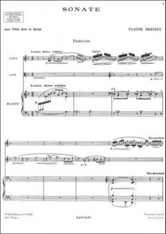 Sonate Flute/Alto/Harpe (Claude Debussy) 