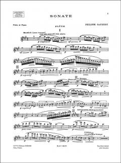 Sonate von Philippe Gaubert 