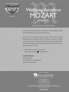 Classical Play-Along Vol. 21: Piano Concerto in D Minor, KV466 von Wolfgang Amadeus Mozart 