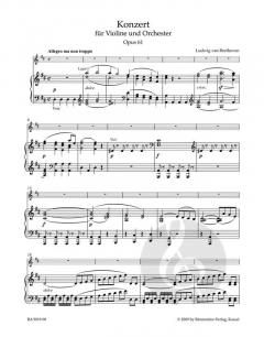 Konzert D-Dur op. 61 von Ludwig van Beethoven (Download) 