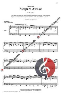 Songs for Tenor-Bass Chorus (Download) 