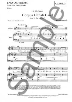 Corpus Christi Carol (Benjamin Britten) 