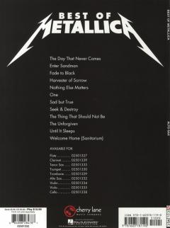 Best of Metallica for Alto Sax 