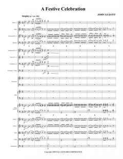 A Festive Celebration von John Leavitt (Download) 