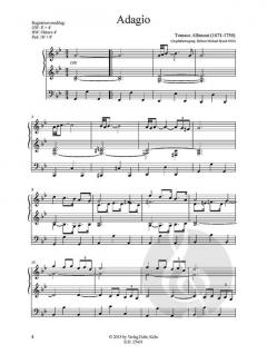 Adagio für Orgel von Tomaso Albinoni im Alle Noten Shop kaufen (Partitur)