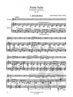 Petite Suite für Blockflöte und Klavier (Hans-Günther Allers) 