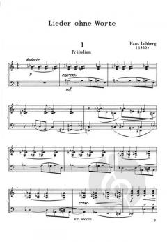 Lieder ohne Worte von Hans Lohberg 