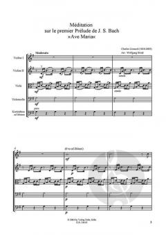 Méditation sur le premier Prélude de J.S. Bach 'Ave Maria' von Charles Gounod 