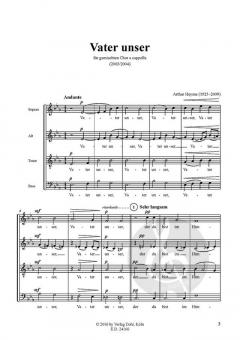 Vater unser für gem. Chor a cappella (Arthur Heyme) 