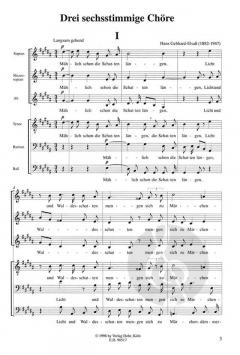 Drei sechsstimmige Chöre (Hans Gebhard-Elsaß) 