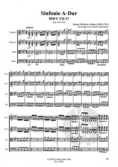 Sinfonien Nr. 26 & 27 von Johann Melchior Molter 
