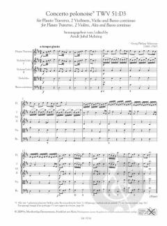 Concerto Polonoise D-Dur TWW 51:D3 (Georg Philipp Telemann) 