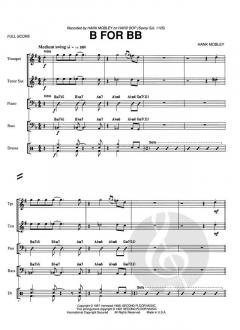 B For Bb Quintet (Hank Mobley) 
