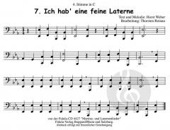 12 Laternenlieder - 4. Stimme in C tief 