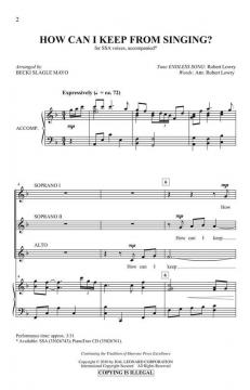 How Can I Keep From Singing? (Download) 