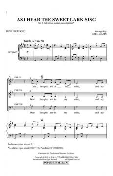 As I Hear The Sweet Lark Sing (Download) 