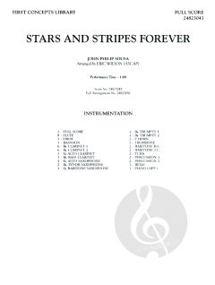 Stars And Stripes Forever (John Philip Sousa) 