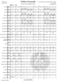 Celebre Tarantelle For Piano And Symphonic Band (Louis Moreau Gottschalk) 