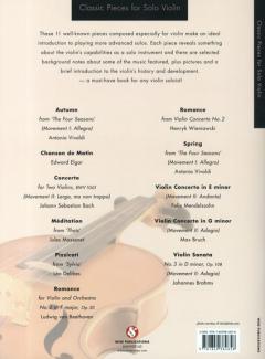 Classic Pieces For Solo Violin im Alle Noten Shop kaufen