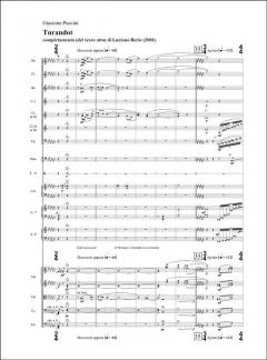 Turandot Completamento (Del Terzo Atto) Di Luciano von Giacomo Puccini 