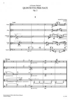 Bläserquintett op. 2 / Quintetto per fiati 