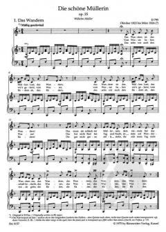 Die schöne Müllerin op. 25 von Franz Schubert 