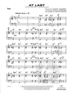 At Last von Harry Warren (Download) 