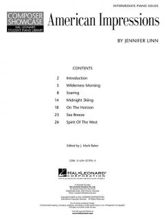 Jennifer Linn: American Impressions For Solo Piano 