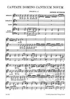 Cantate domino von Dietrich Buxtehude (Download) 