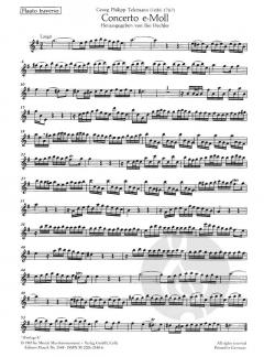 Konzert e-Moll (Georg Philipp Telemann) 