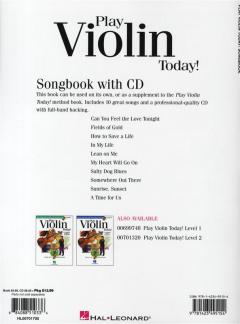 Play Violin Today! Songbook im Alle Noten Shop kaufen