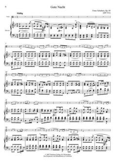 8 Lieder aus der Winterreise für Viola und Klavier von Franz Schubert im Alle Noten Shop kaufen