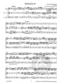 6 Triosonaten Band 2 von Johann Sebastian Bach für Holzbläser Trio im Alle Noten Shop kaufen