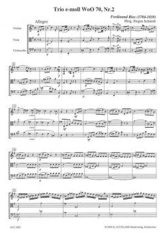 Trio E-Moll Woo 70/2 von Ferdinand Ries 