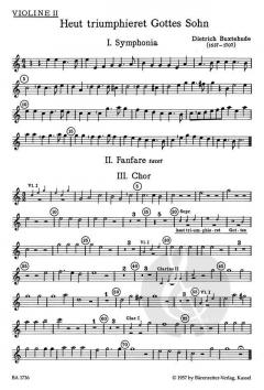 Heut triumphieret Gottes Sohn von Dietrich Buxtehude (Download) 