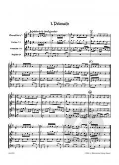 Erste Suite nach Tänzen aus Leopold Mozarts Notenbuch für Wolfgang von Karl Marx (Download) 