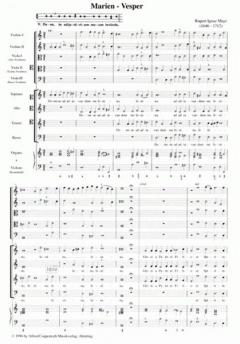 Marien-Vesper I von Rupert Ignaz Mayr (Download) 