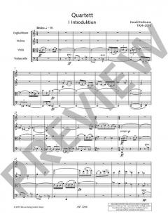 Quartett op. 131 für Englischhorn und Streichtrio (Harald Heilmann) 