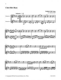 Klezmer Clarinet Duets von Frédéric Chopin 