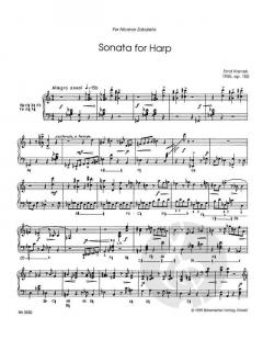 Sonata for Harp - Harfensonate op. 150 von Ernst Krenek 